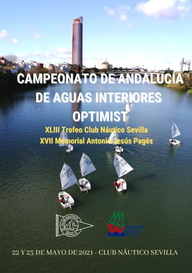 Cartel Campeonato De Andalucia De Aguas Interiores De La Clase Optimist 1