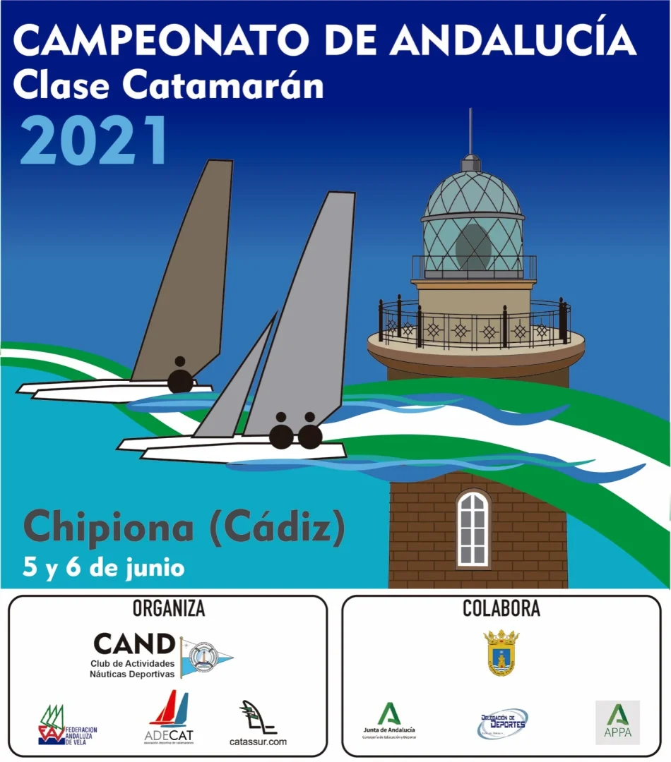 Cartel Campeonato Andalucia Catamaran