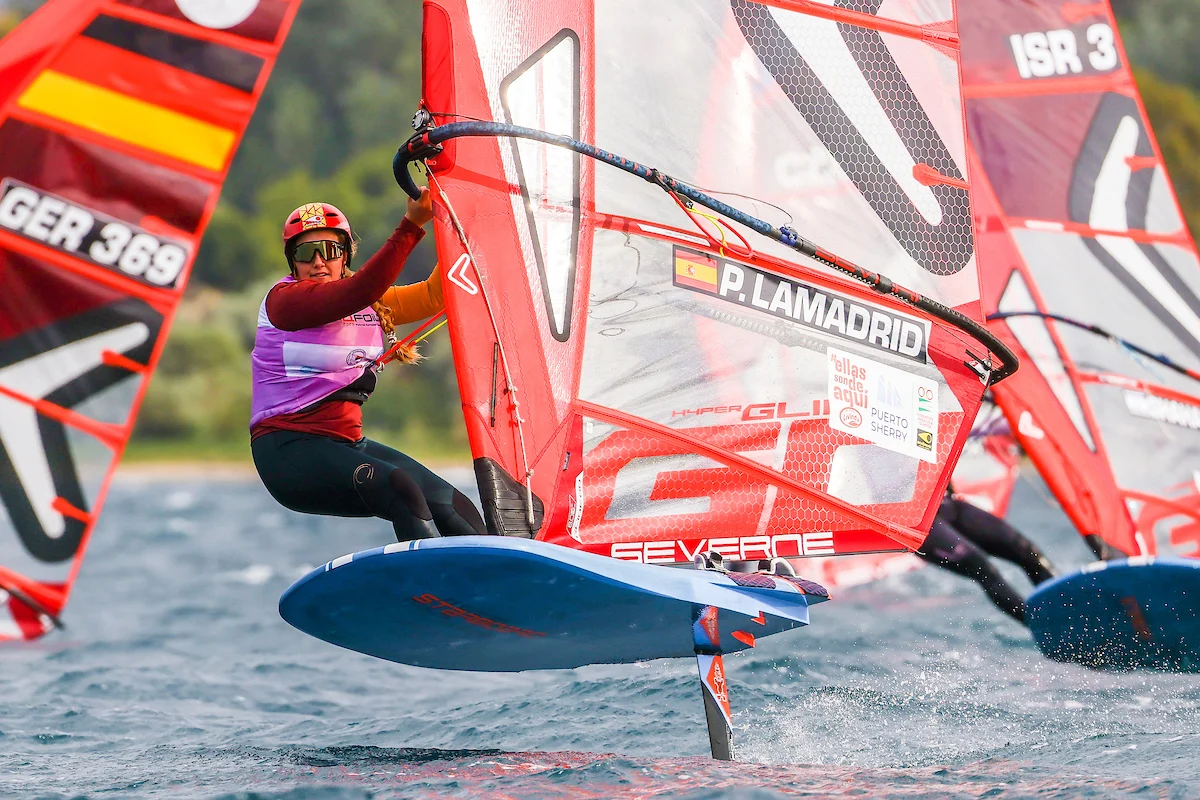 Pilar Lamadrid Durante El Europeo Foto Sailing Energy 002