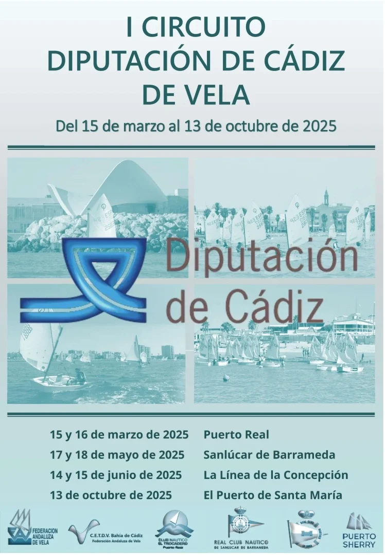 Cartel I Circuito Diputacion De Cadiz De Vela